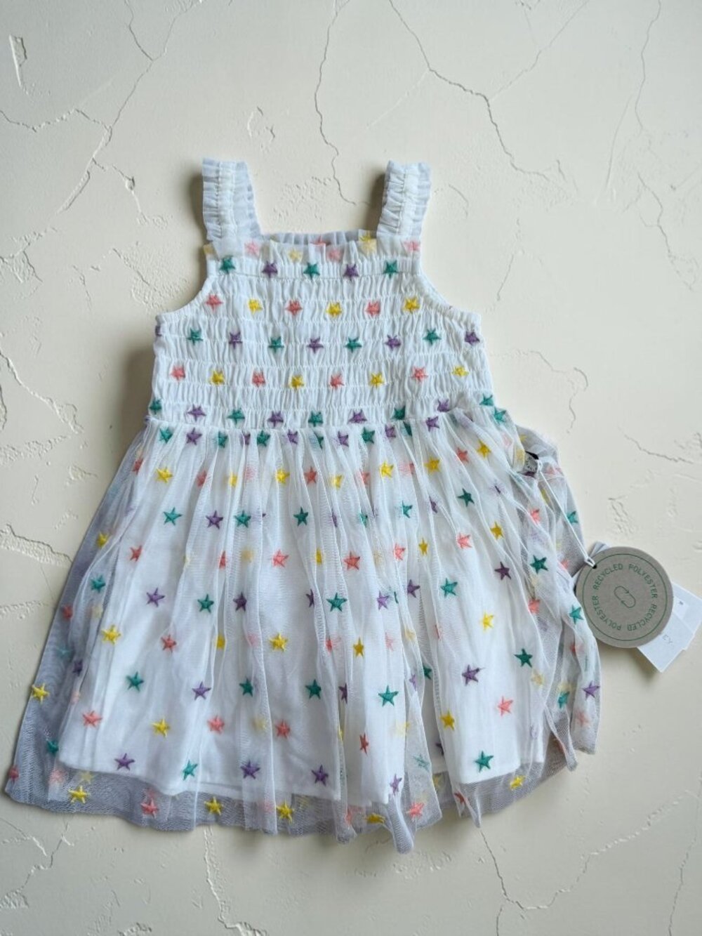 STELLA MCCARTNEY Toddler Tulle Star Print Dress Size 3 NEW NWT